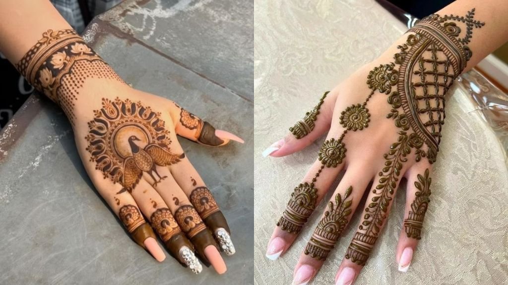 Easy Back Hand Mehndi Design