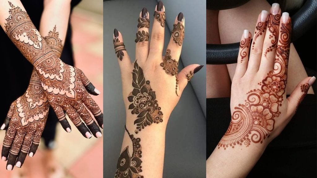 Easy Back Hand Mehndi Design