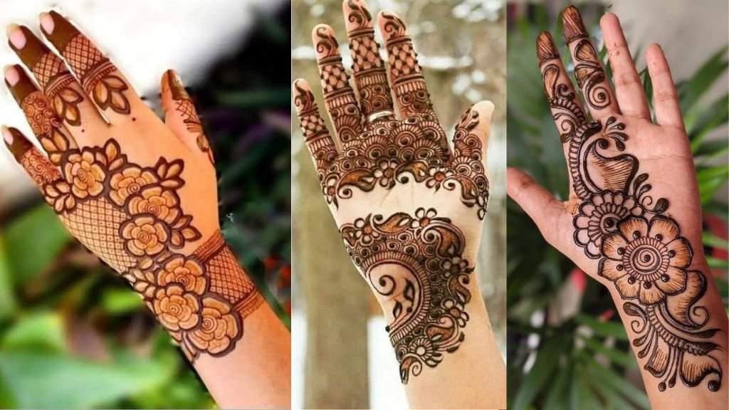 Easy Back Hand Mehndi Design