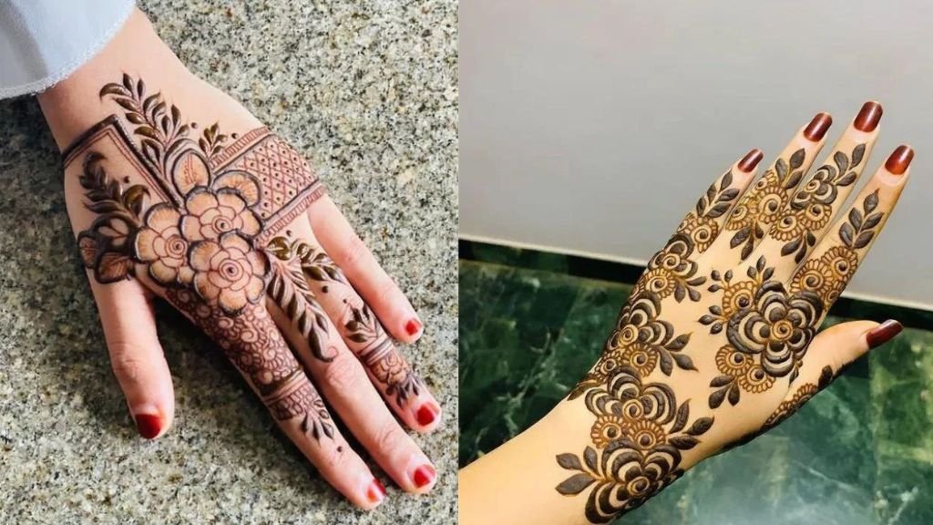 Easy Back Hand Mehndi Design