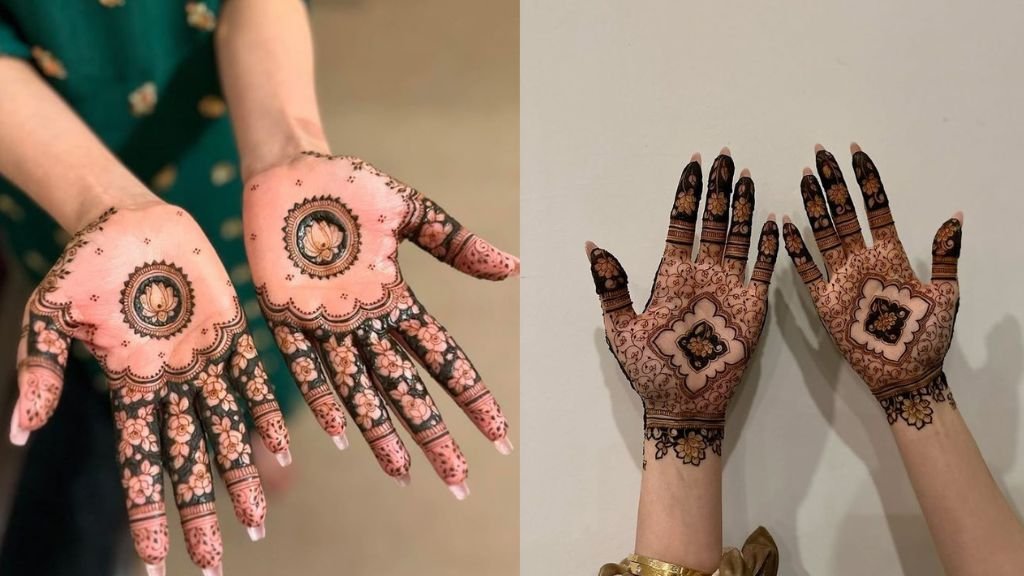 Mehandi Designs Simple Front Hand