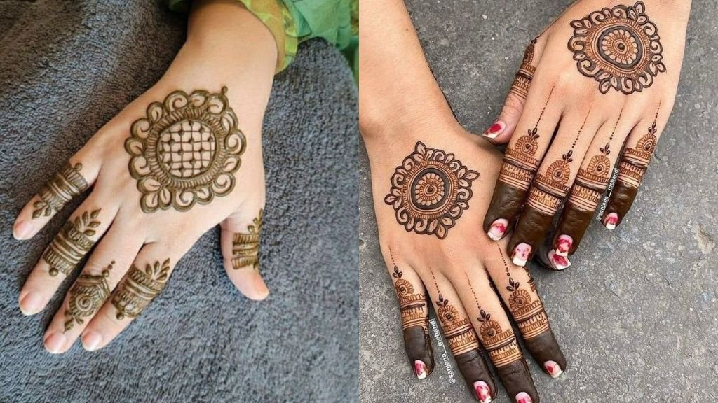 Gol Mehndi Design Photo