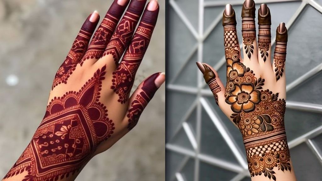 Barik Mehndi Designs