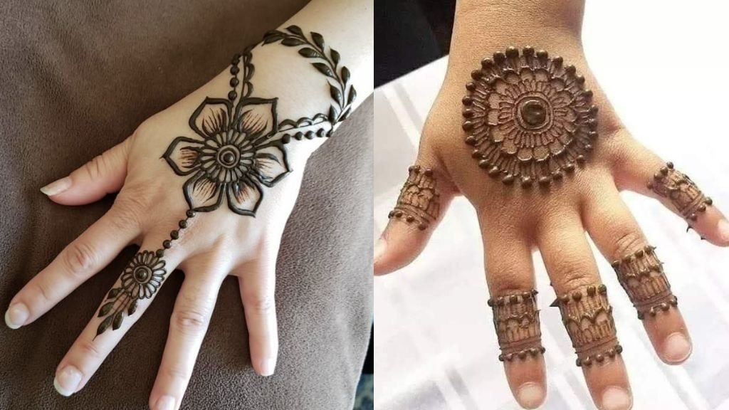Gol Mehndi Design Photo