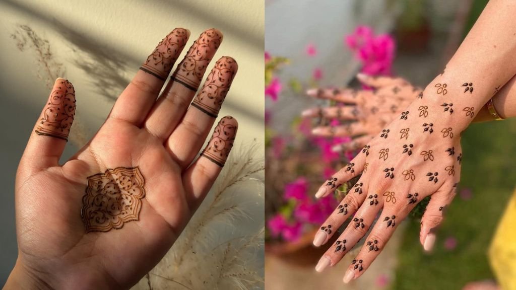Simple Mehndi Design for Girls Front Hand