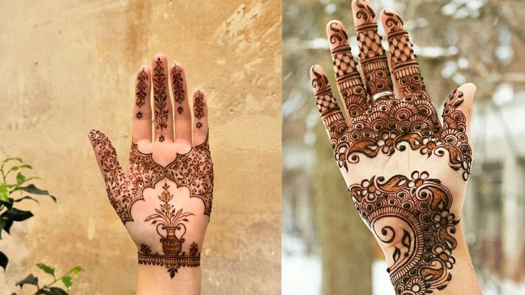 Simple Arabic Mehandi Design Photo