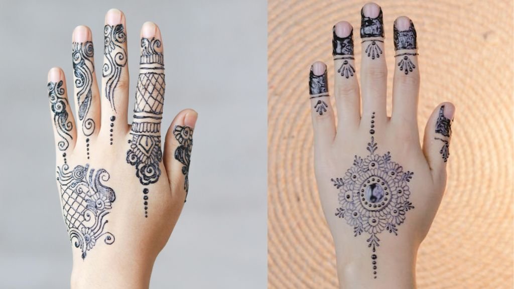 Simple Arabic Mehandi Design Photo