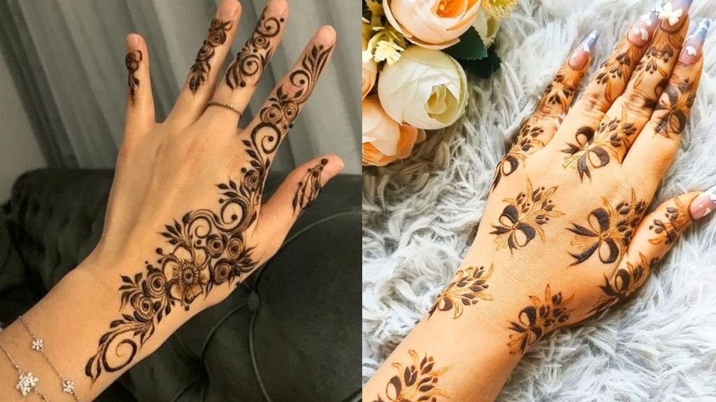 Simple Arabic Mehandi Design Photo