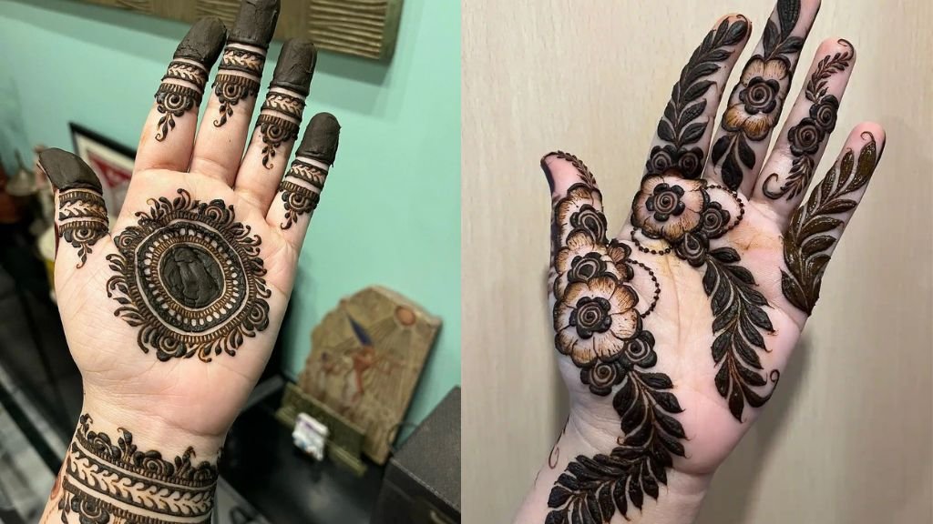 Sunder Mehandi Design Samne Hath