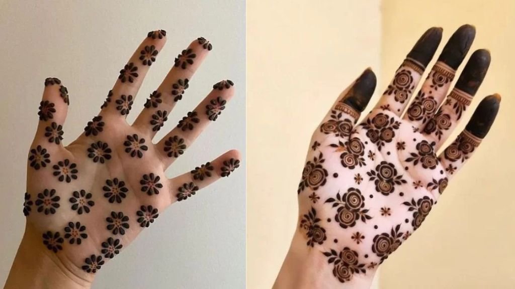 Sunder Mehandi Design Samne Hath