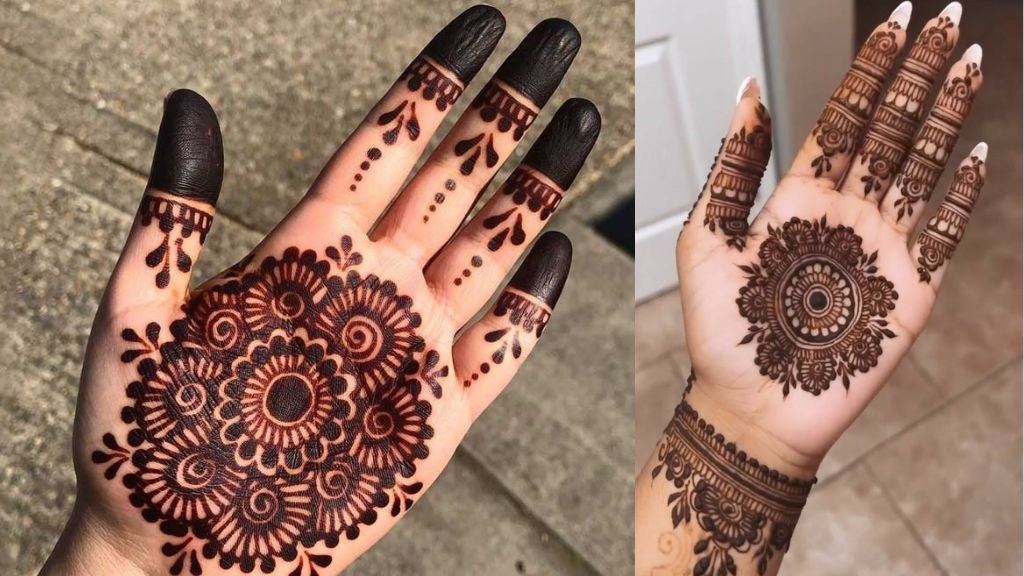 Hath Phool Wali Mehndi Design