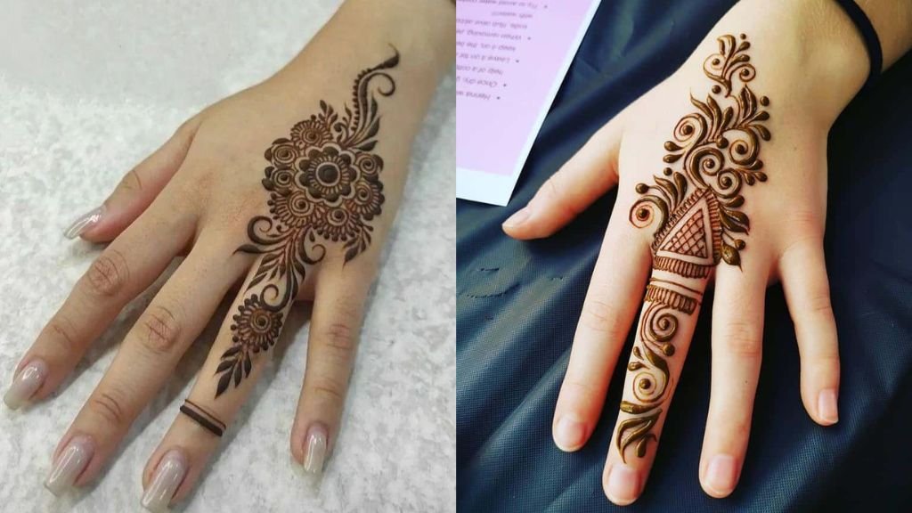 Simple Back Hand Mehndi Design