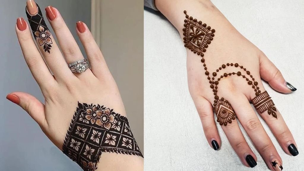 Simple Back Hand Mehndi Design