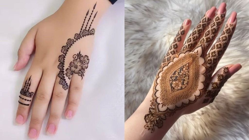 Simple Arabic Mehandi Design