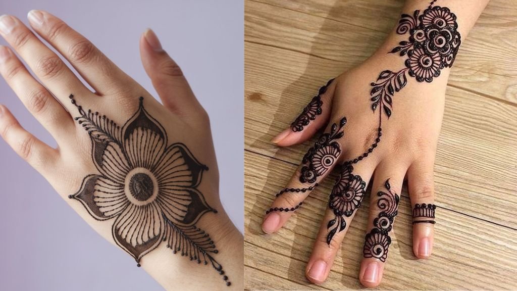 Simple Arabic Mehandi Design