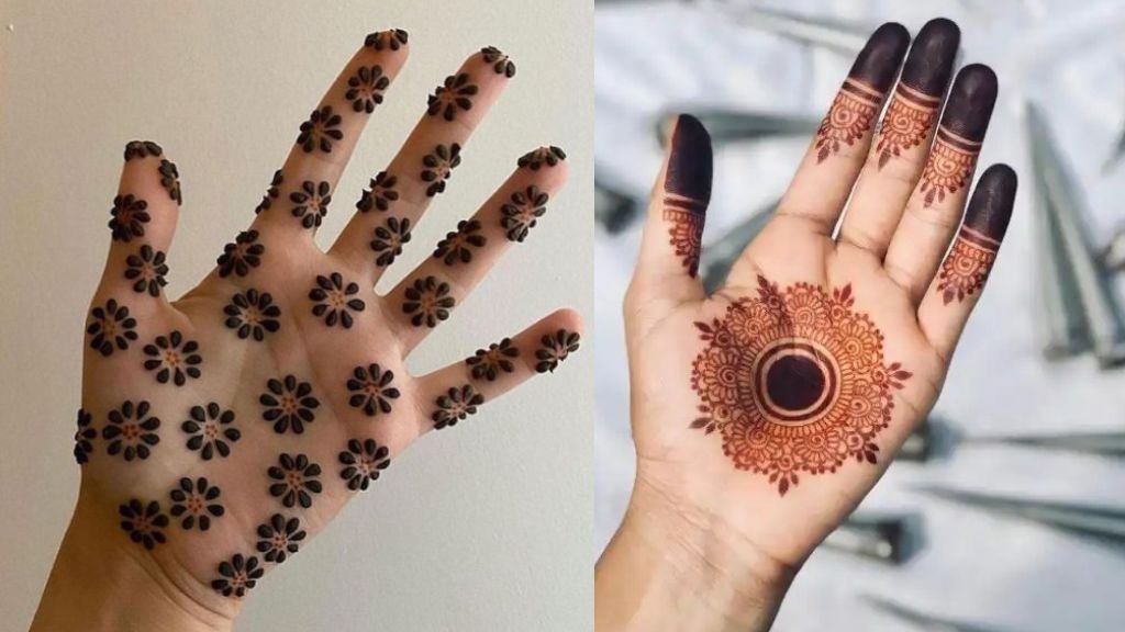 Easy Simple Flower Mehndi Design