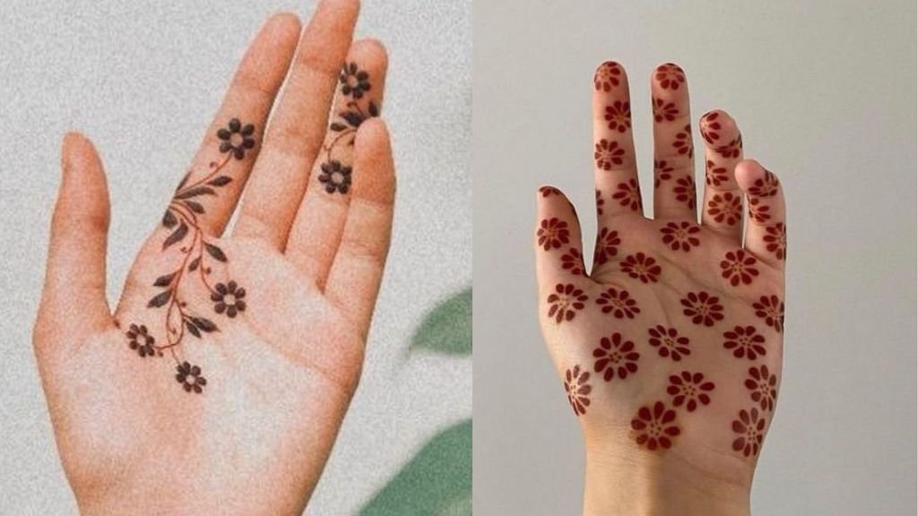 Easy Simple Flower Mehndi Design