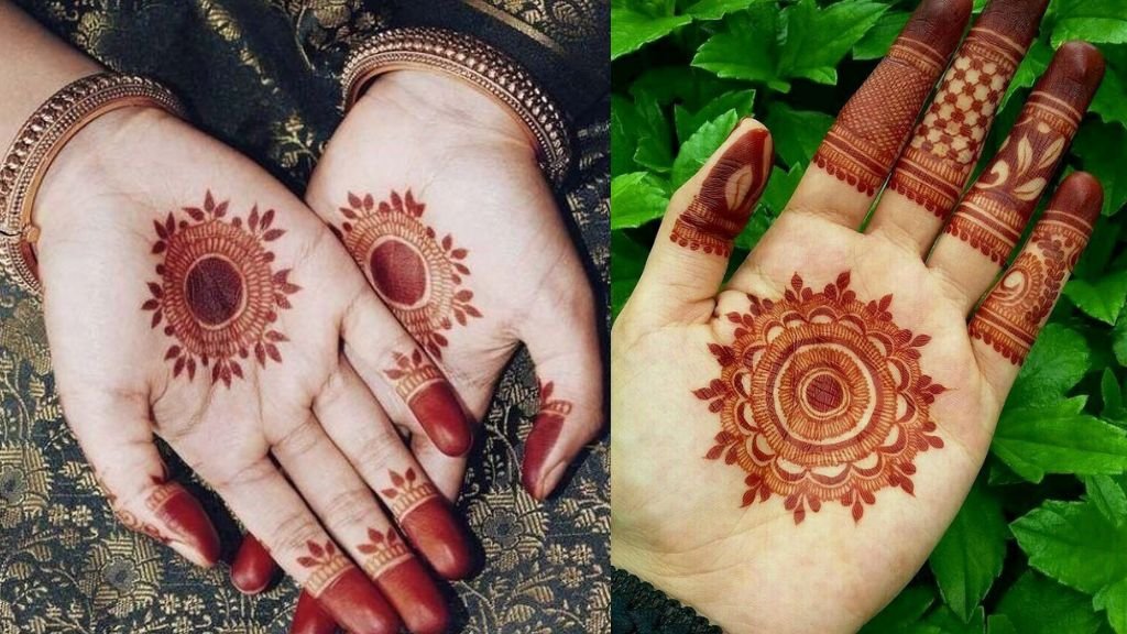 Gol Mehndi Design Photo