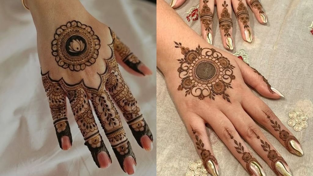 Gol Mehndi Design Photo