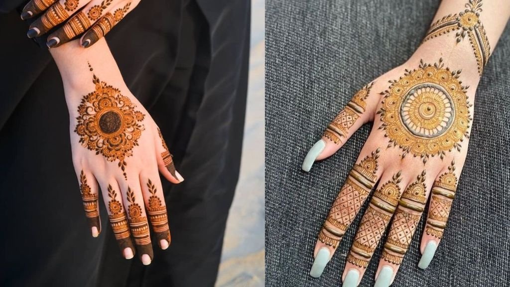 Gol Mehndi Design Photo