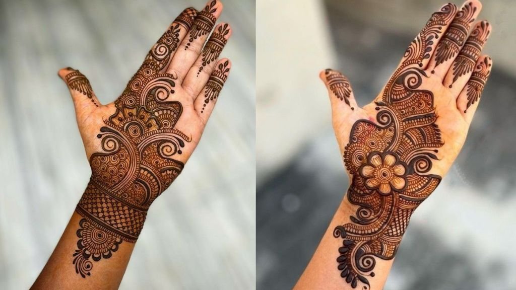 Barik Mehndi Designs