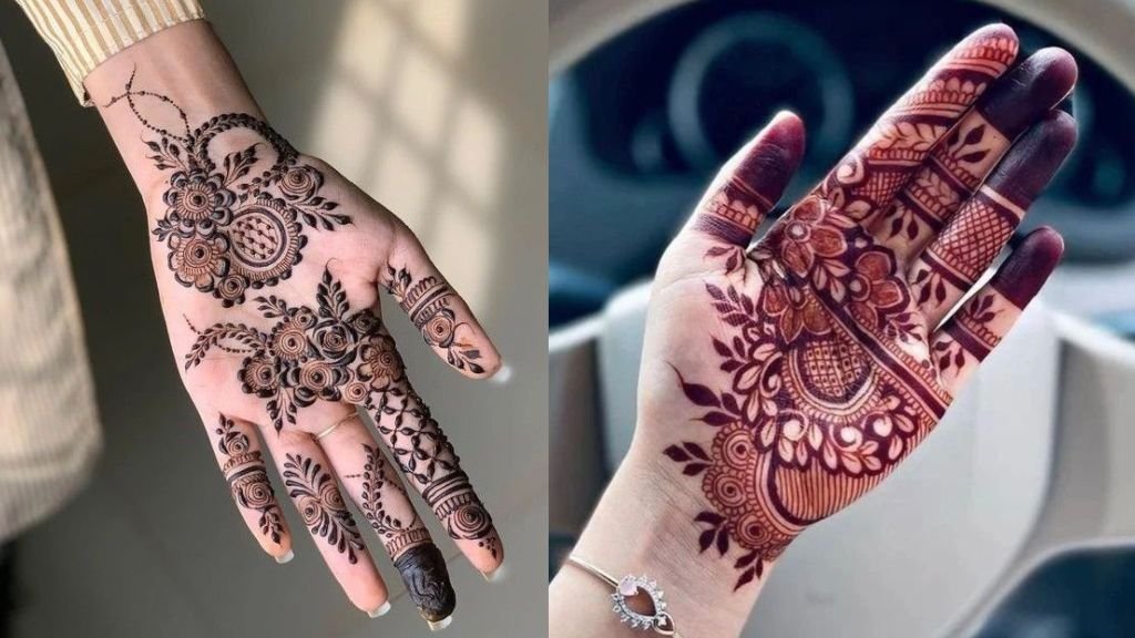 Front Mehndi Design Easy And Beautiful