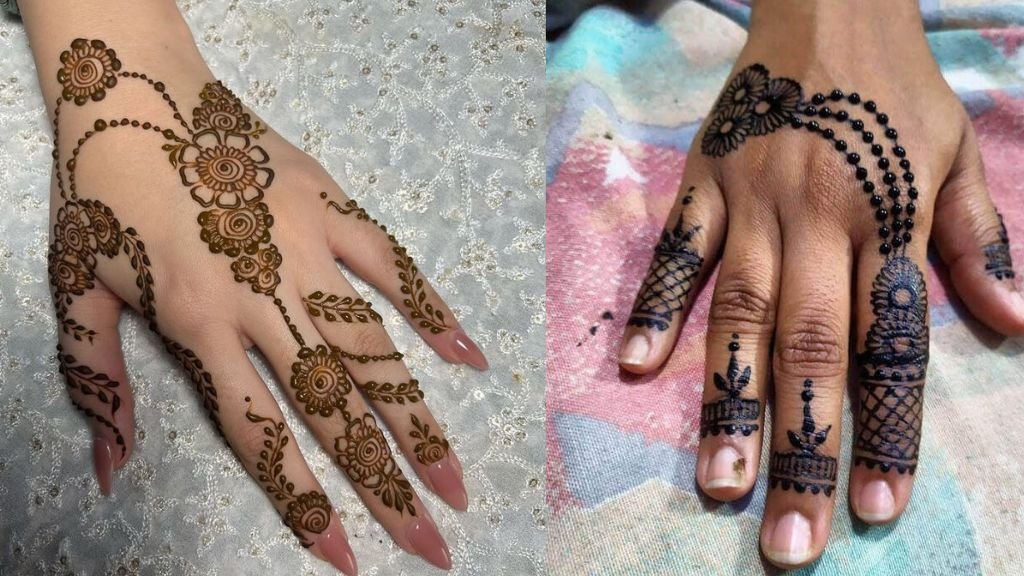 Simple Mehndi Designs For Back Hand