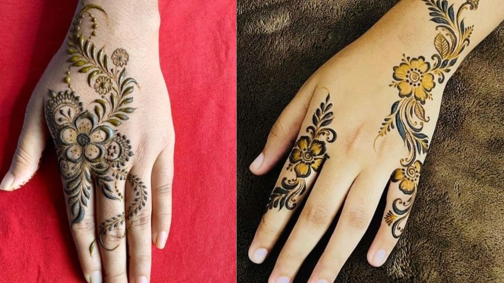 Simple Arabic Mehndi Design