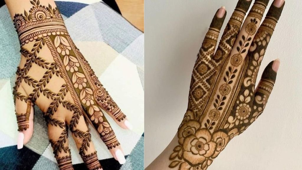 Front Mehndi Design Easy And Beautiful