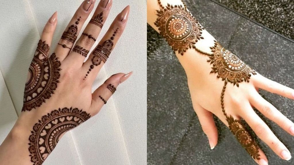 Simple Mehndi Designs For Back Hand