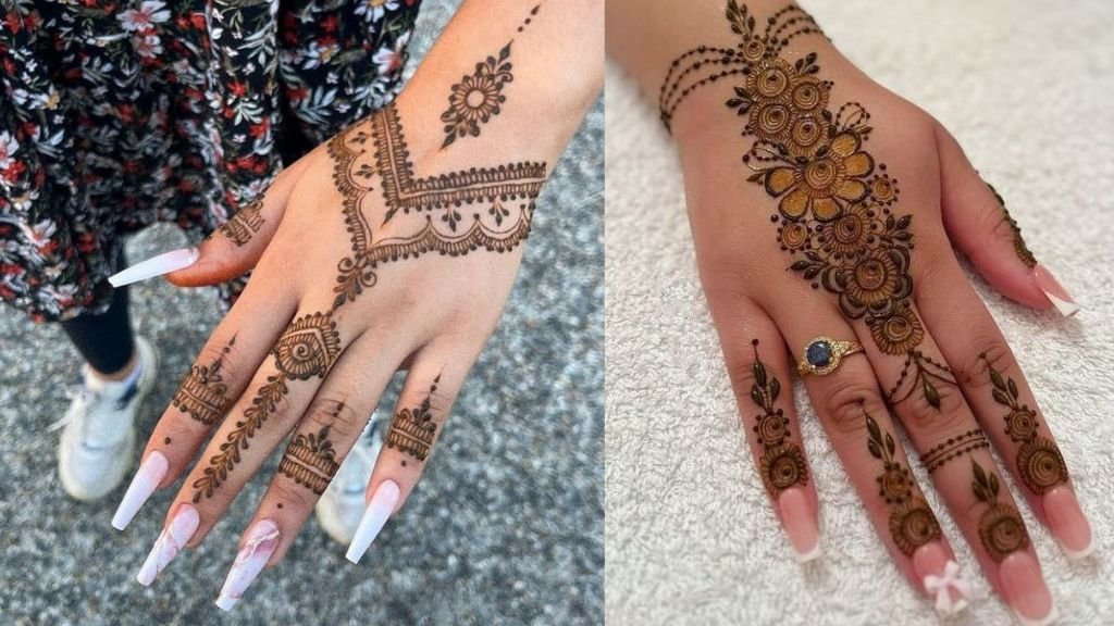 Simple Arabic Mehndi Design
