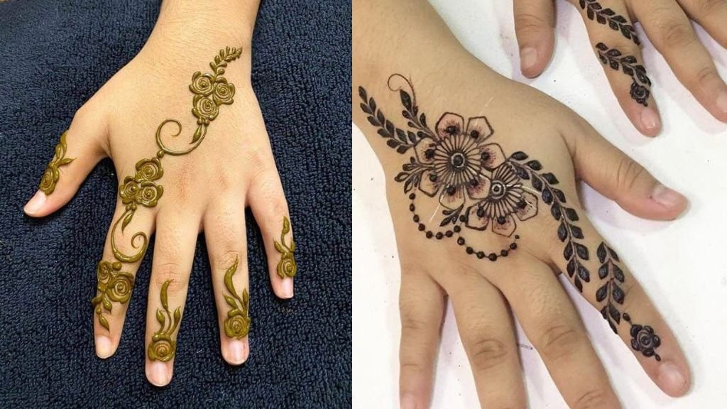 Front Mehndi Design Easy And Beautiful