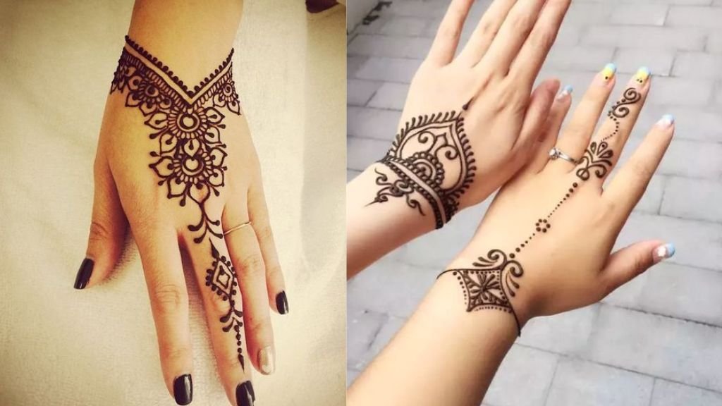 Front Mehndi Design Easy And Beautiful