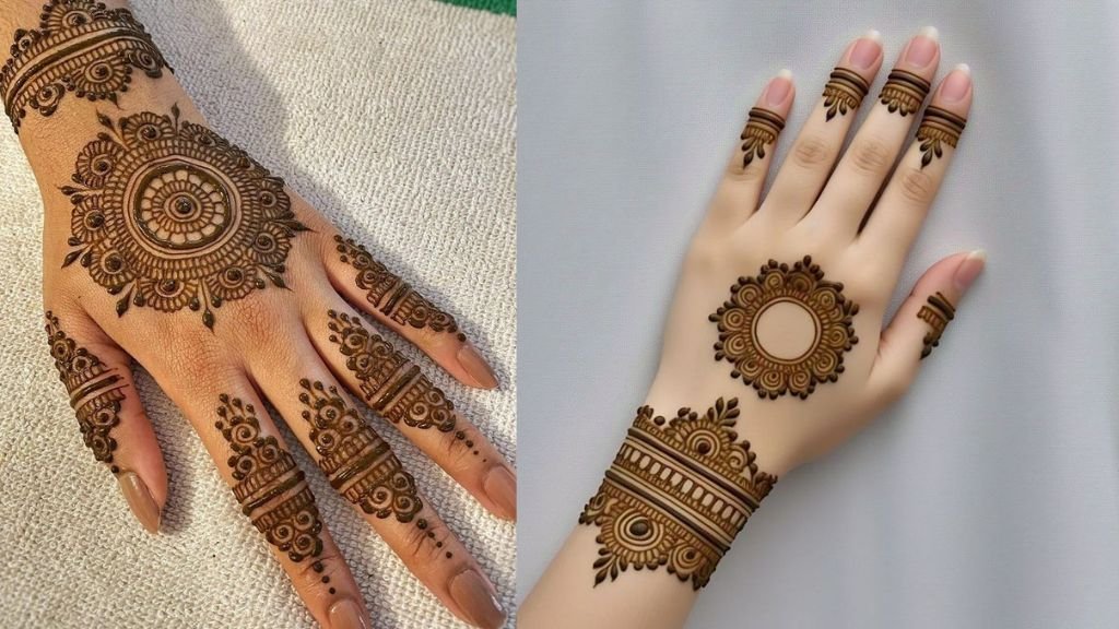 Simple Mehndi Designs For Back Hand