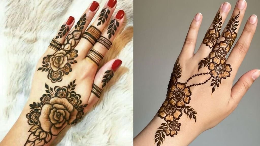 Flower Mehndi Design Simple