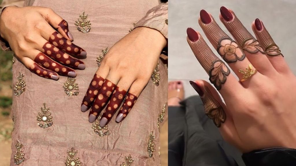 Finger Mehndi Design Simple