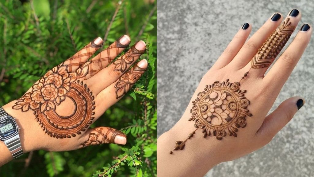 Stylish Back Hand Mehndi Designs