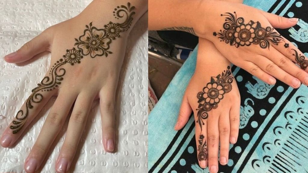 Short Mehndi Design