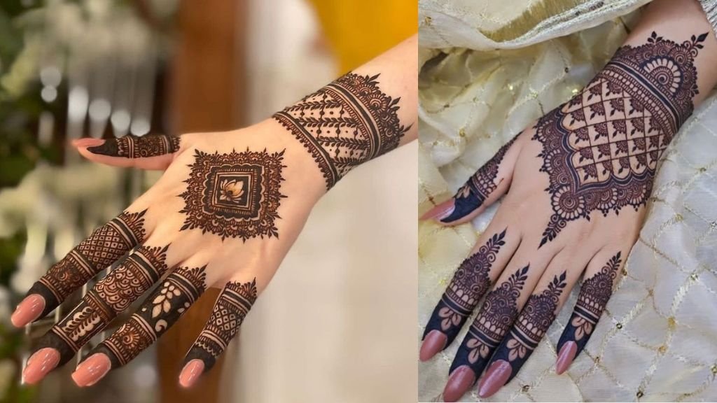 Stylish Back Hand Mehndi Designs