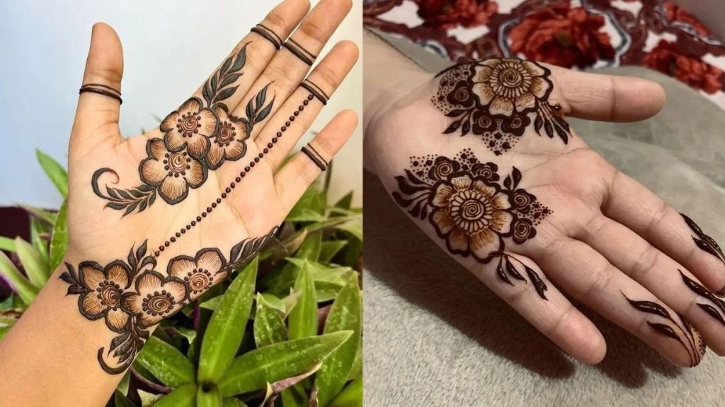 Flower Mehndi Design Simple