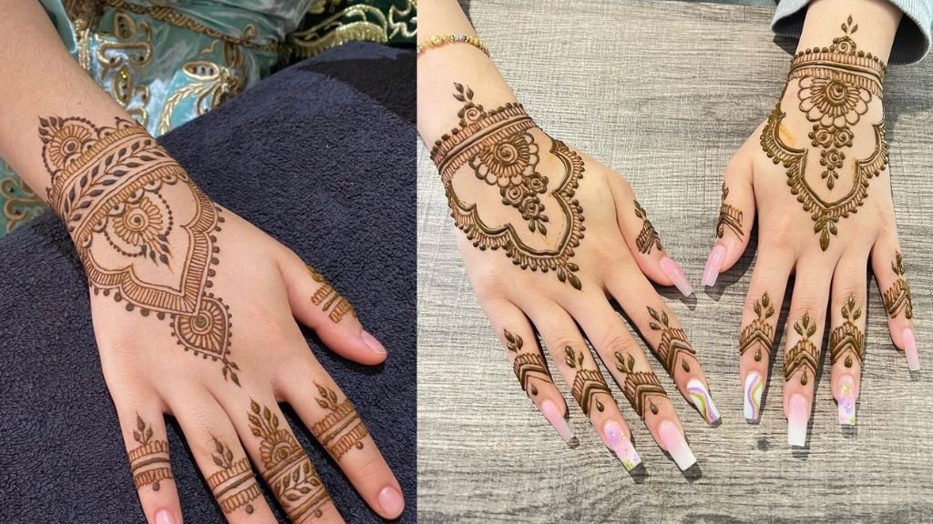Stylish Back Hand Mehndi Designs