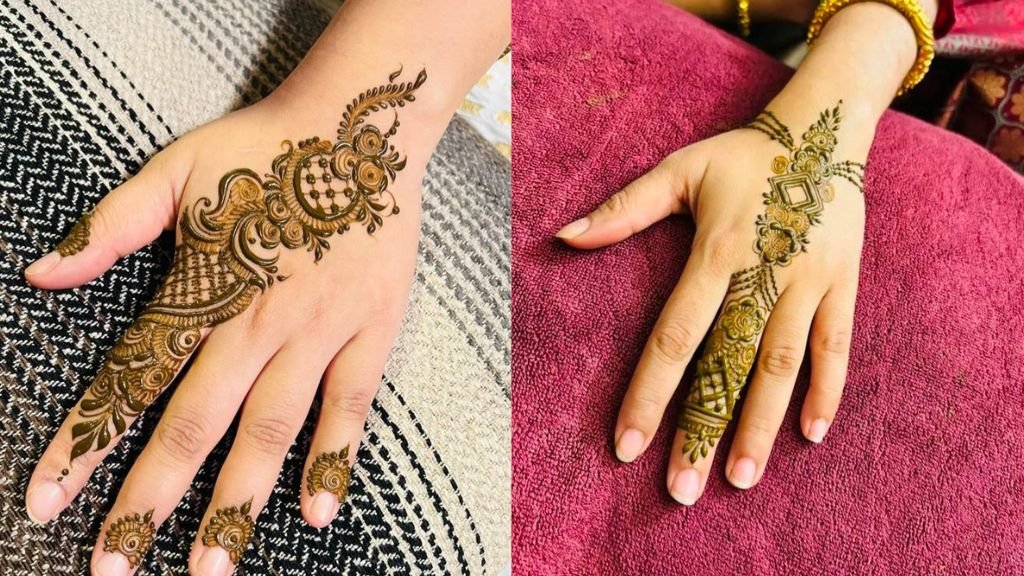 Stylish Back Hand Mehndi Designs