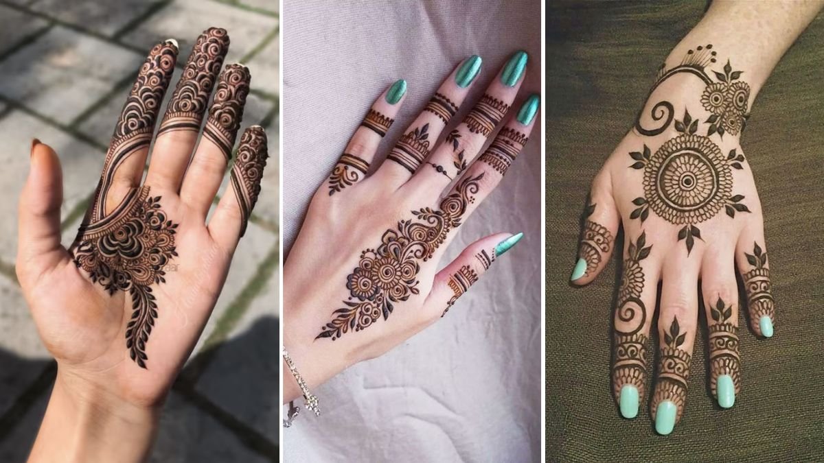 Simple Mehandi ki Design