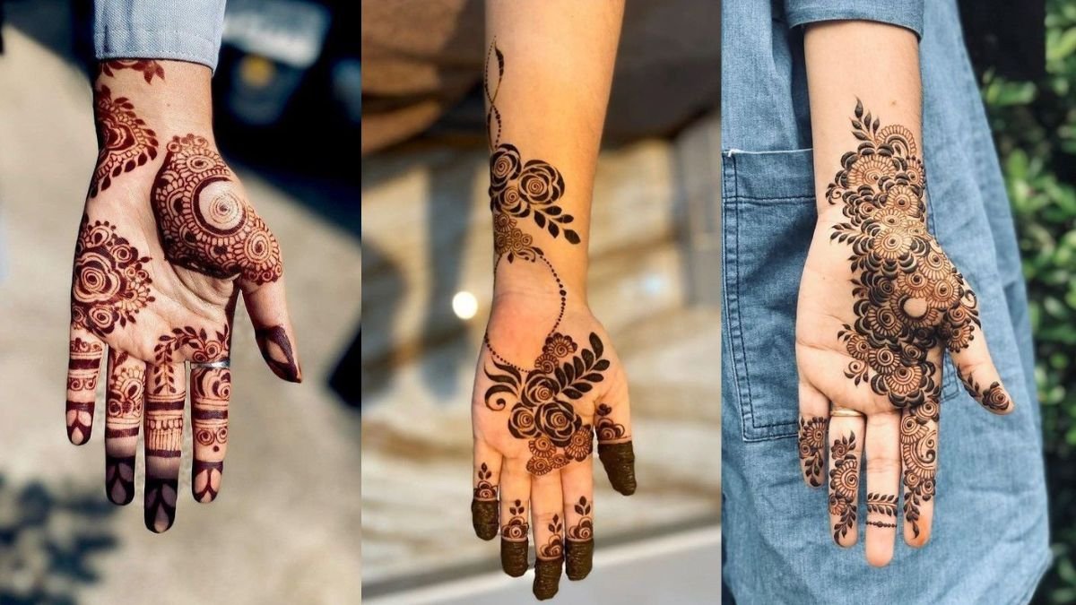 Front Mehndi Design Easy And Beautiful