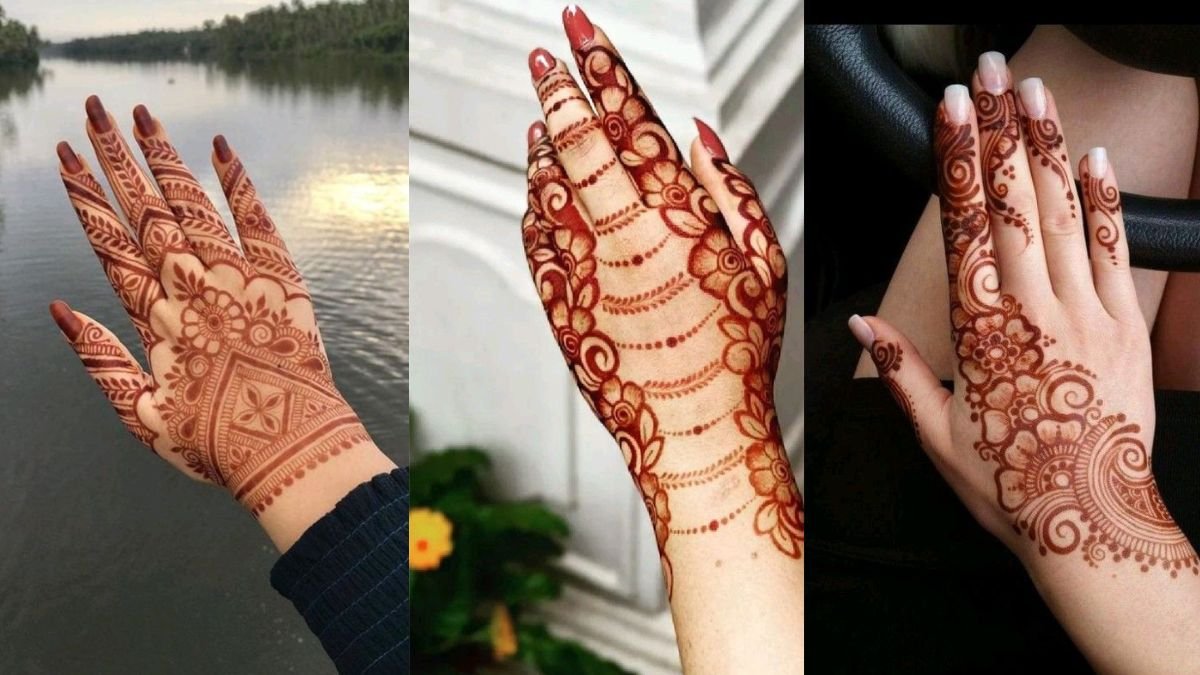 Simple Mehndi Designs For Back Hand