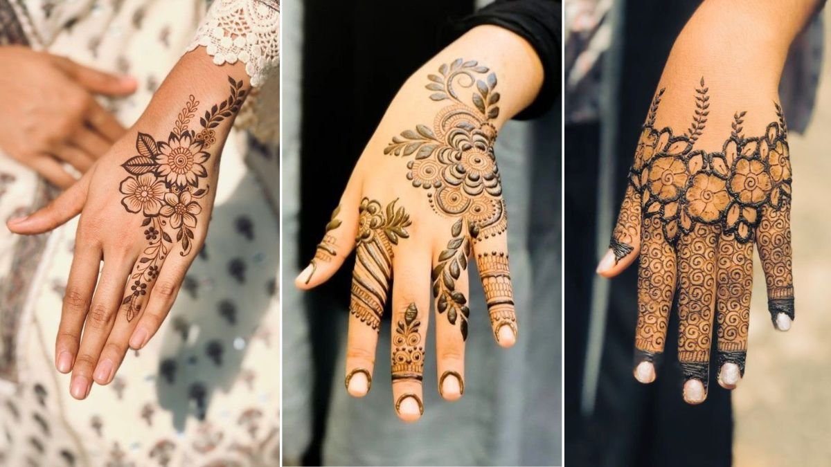 Stylish Back Hand Mehndi Designs
